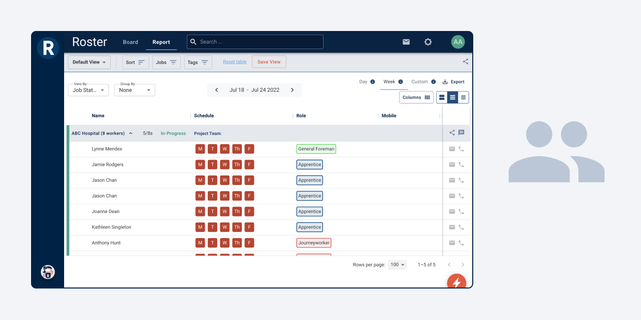 Custom Table Reports