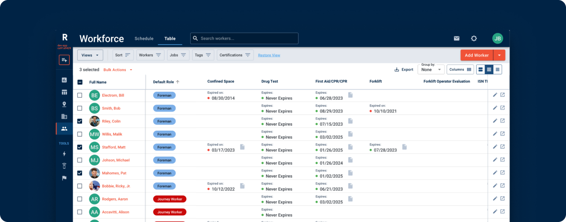 Tracking Training, Podcast Season 1, Stress Management and RIVET Platform Tables.