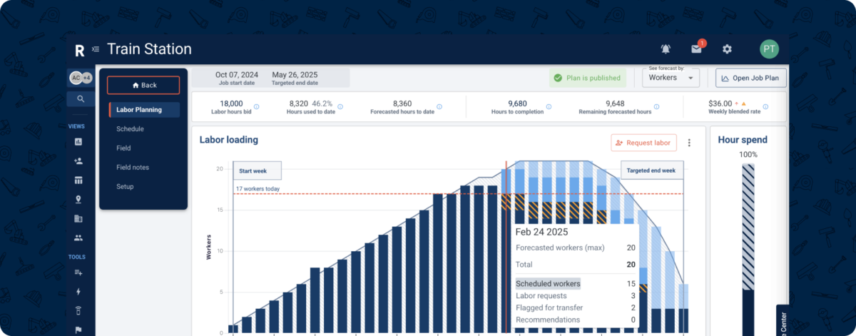 Construction Labor Planning Software